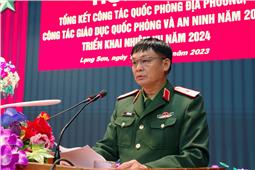 UBND tỉnh Lạng Sơn triển khai nhiệm vụ quốc phòng địa phương năm 2024